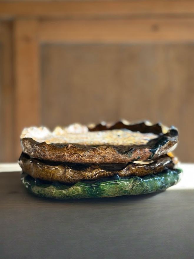 Assiette plate AZIR, poterie de Tamegroute