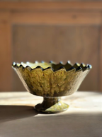 Saladier en céramique artisanale de Tamegroute, émaillé ocre, fait main – vaisselle artisanale ZliZ