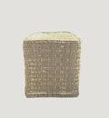 Pouf AMEK en jonc tressé naturel Ma boutique