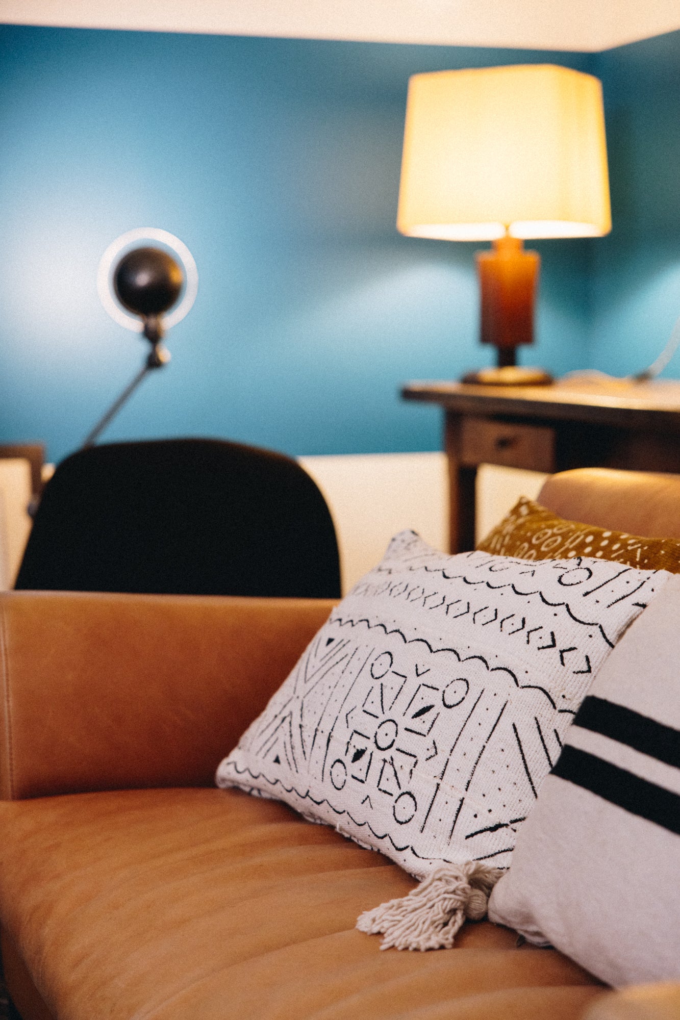 Housse de coussin AMSAY ECRU