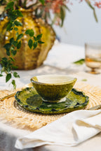 Sets de table AMAR en raphia tressé et finitions frangé