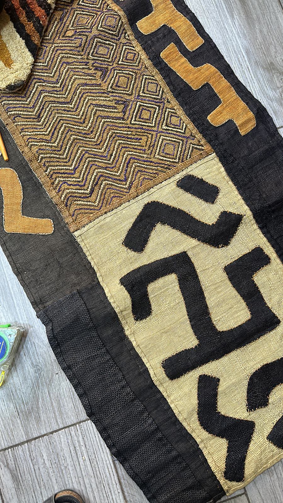 Textile Kuba, détail du tissage